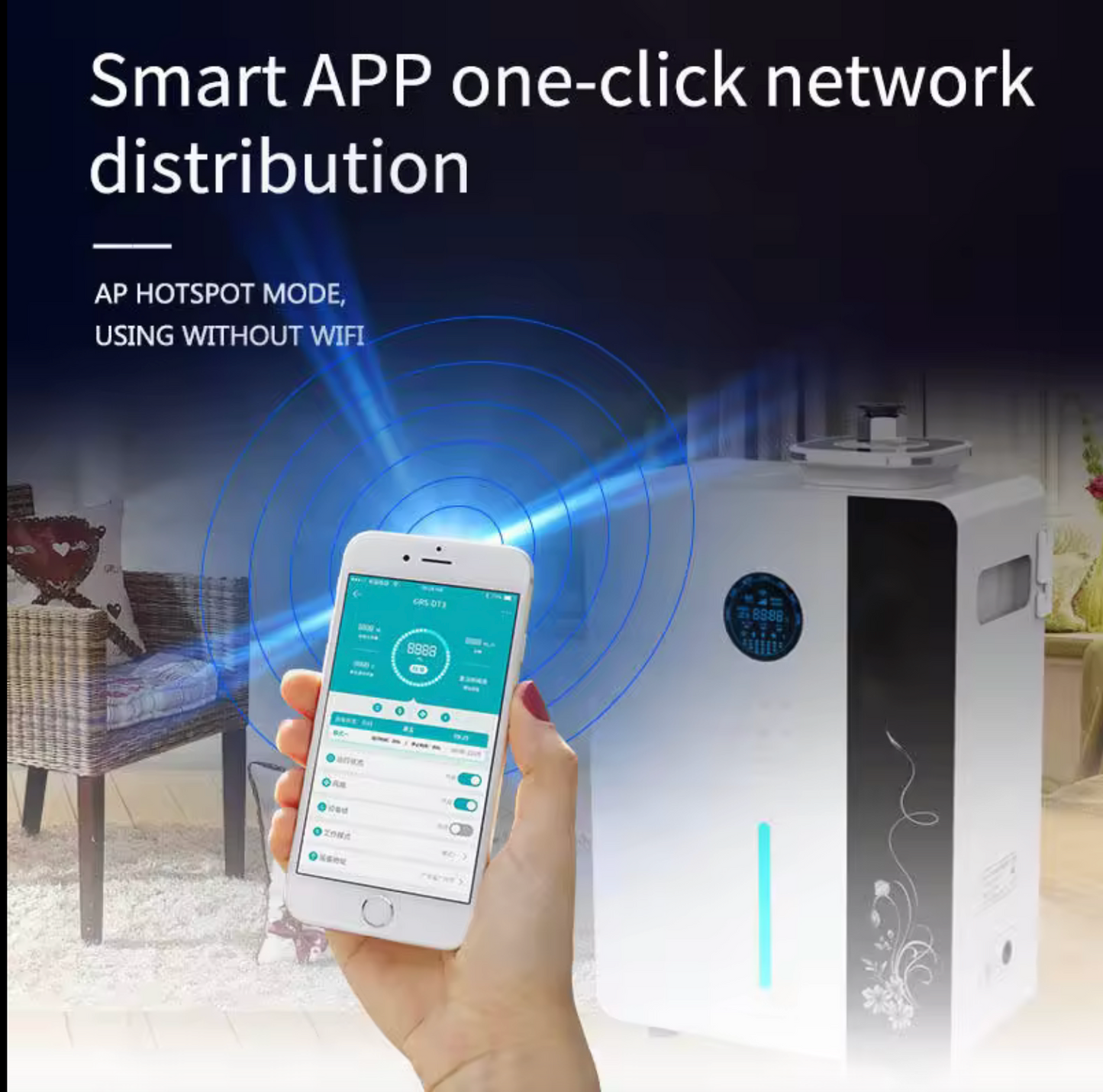 800ML M Office/Home Aroma Diffuser 2000HF